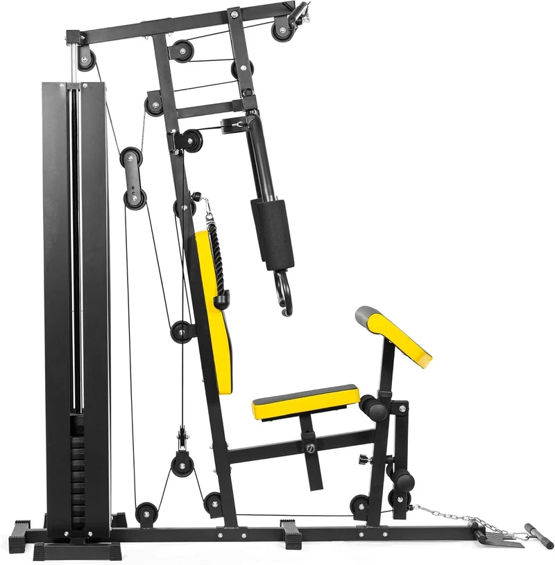 Dione HG3 Kraftstation Multi-Gym mit 45kg Gewichten, erweiterbar auf 100kg