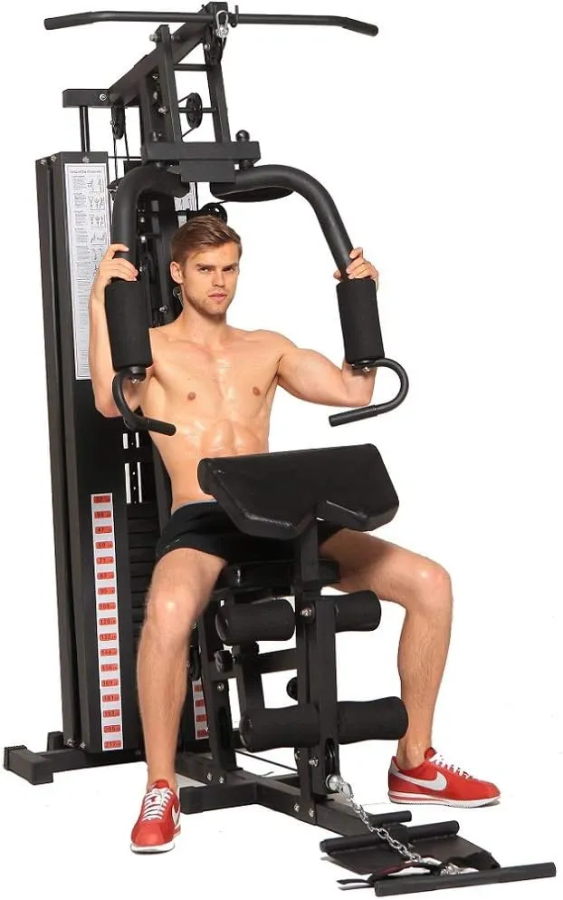 Dione HG3 Kraftstation Multi-Gym mit 45kg Gewichten, erweiterbar auf 100kg