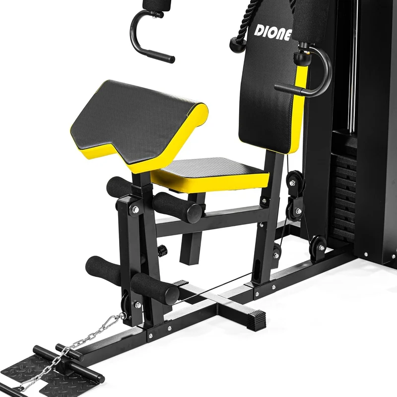 Dione HG3 Kraftstation Multi-Gym mit 45kg Gewichten, erweiterbar auf 100kg