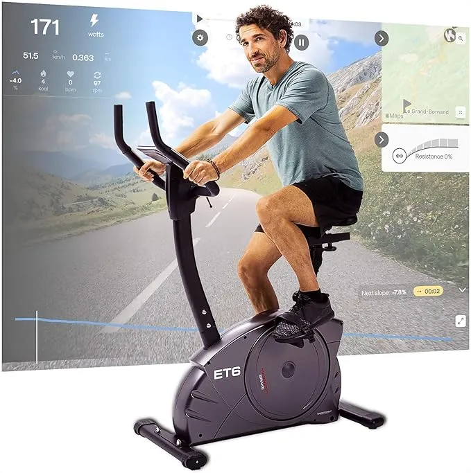 Christopeit ET 6: Ergometer mit 24 Stufen, 12 kg Bremssystem, 150 kg Traglast