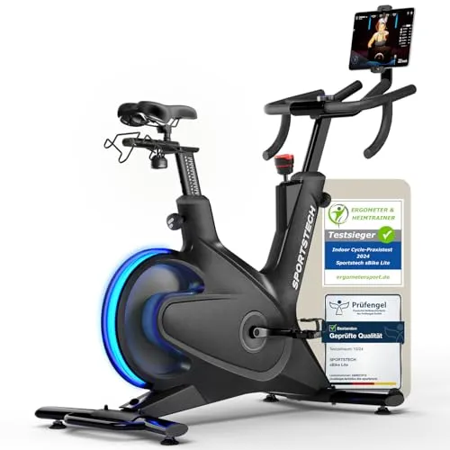 Sportstech Sbike Lite: Heimtrainer mit App & Tablet-Halterung