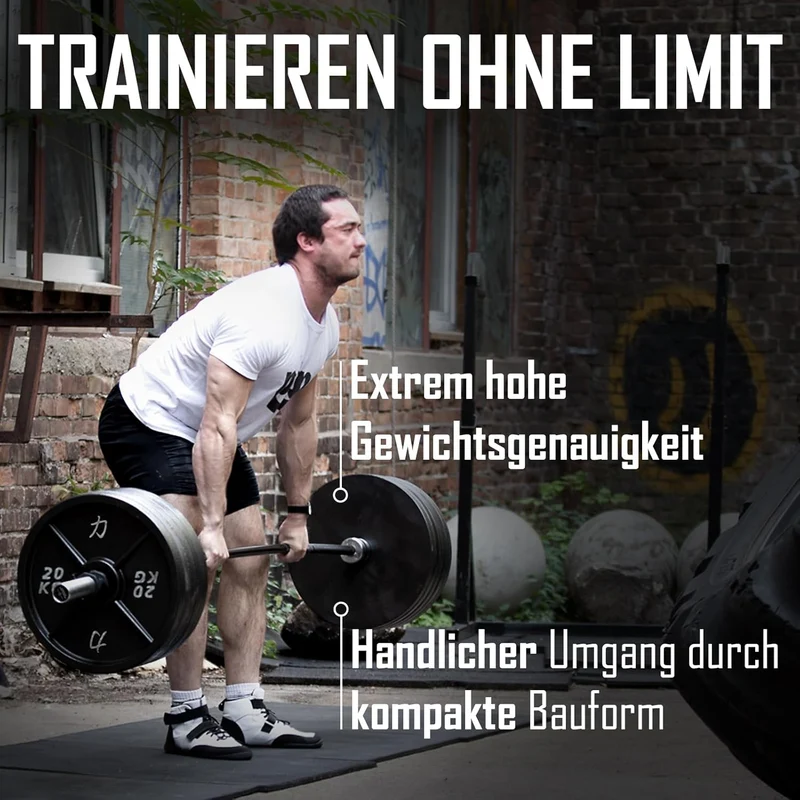 Strength Shop Gusseisen Hantelscheiben: Robuste 50mm Gewichtsscheiben für Langhantel