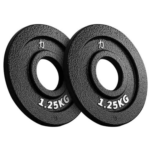 Strength Shop Gusseisen Hantelscheiben: Robuste 50mm Gewichtsscheiben für Langhantel