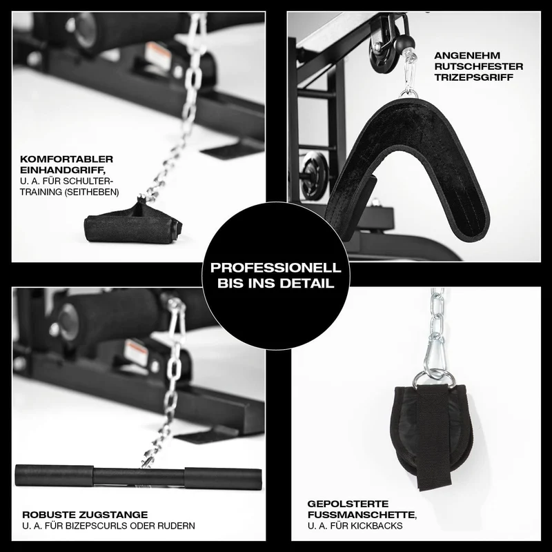 FitEngine Kraftstation: Komplettes Home Gym mit 67 kg Gewichten