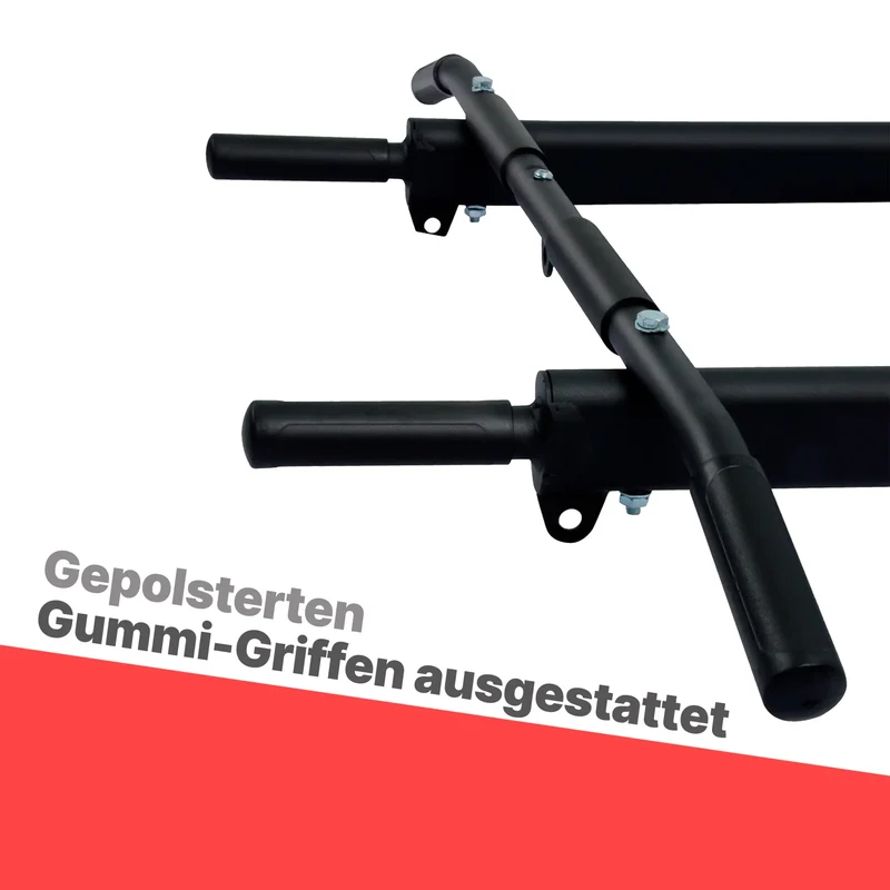 Klimmzugstange Wandmontage, für multifunktionales Training, Befestigungsanker aus Edelstahl