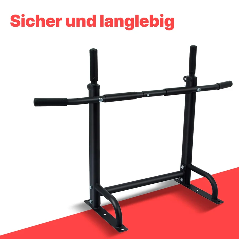 Klimmzugstange Wandmontage, für multifunktionales Training, Befestigungsanker aus Edelstahl