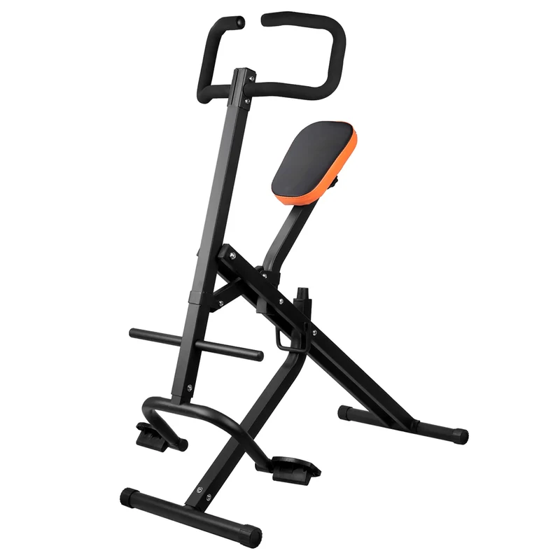 Crunch Fitness-Heimtrainer, Bauchtrainer zusammenklappbar, ergonomischer Griff