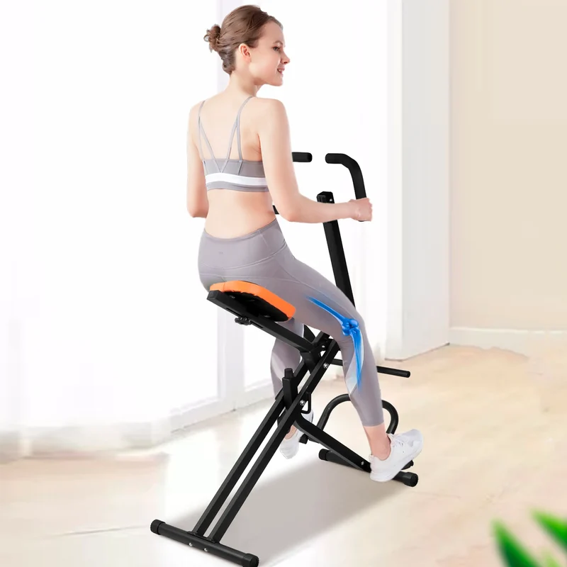 Crunch Fitness-Heimtrainer, Bauchtrainer zusammenklappbar, ergonomischer Griff