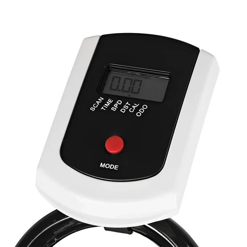 Heimtrainer Speed-Bike Fahrrad, ergonomisches Design, mit LCD-Multifunktionsdisplay und Handyhalterung, Gel-Sattel