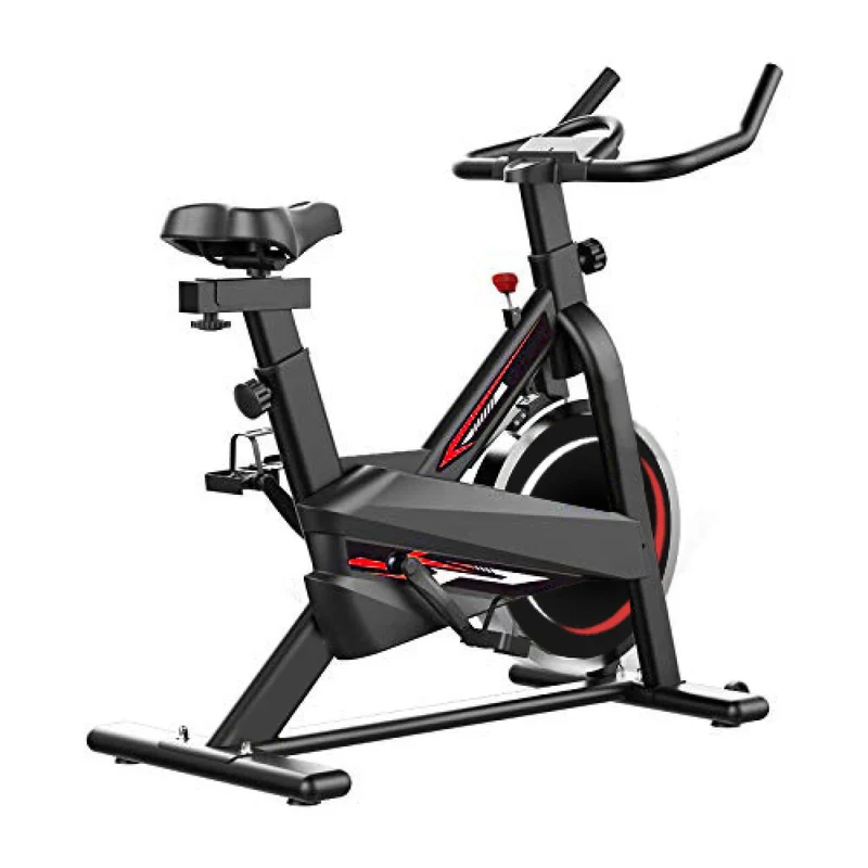 Heimtrainer Fahrrad, mit LCD-Multifunktionsdisplay, 6 Kg Schwungrad, innovatives Design