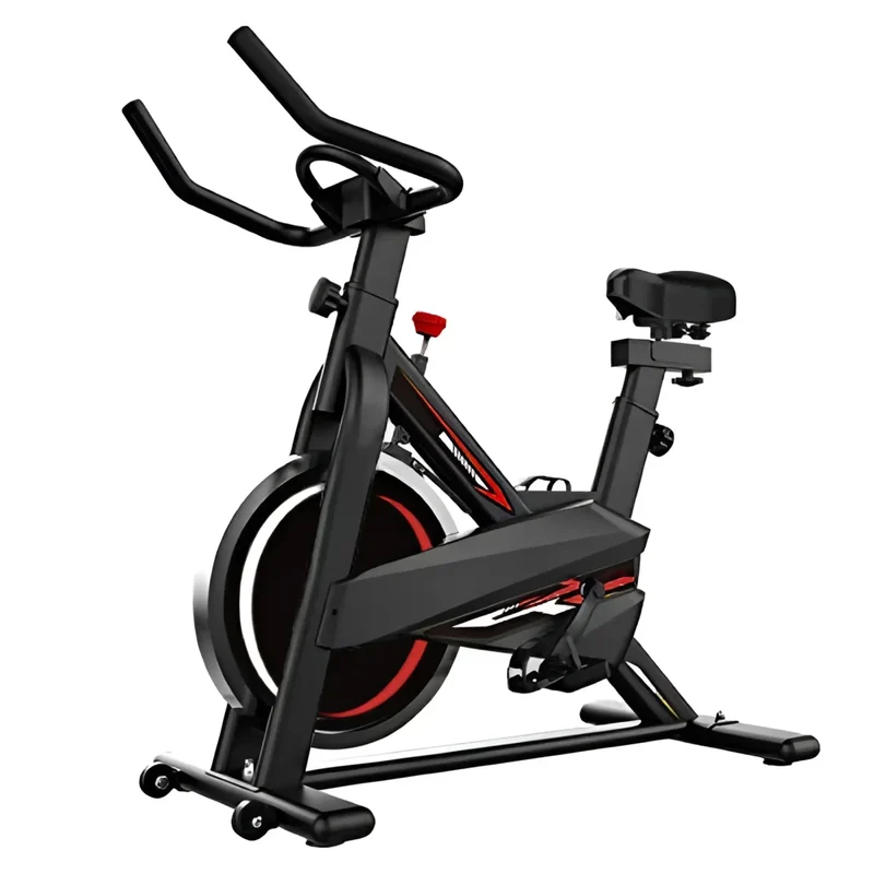 Heimtrainer Fahrrad, mit LCD-Multifunktionsdisplay, 6 Kg Schwungrad, innovatives Design
