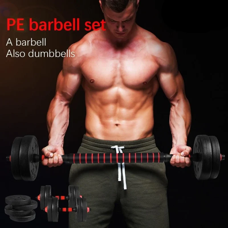 Profi Hantel-Set Multifunktional, 15Kg-20Kg-25Kg-30Kg, ergonomische Griffe für perfektes Griffgefühl, sichere und einfache Verschraubung