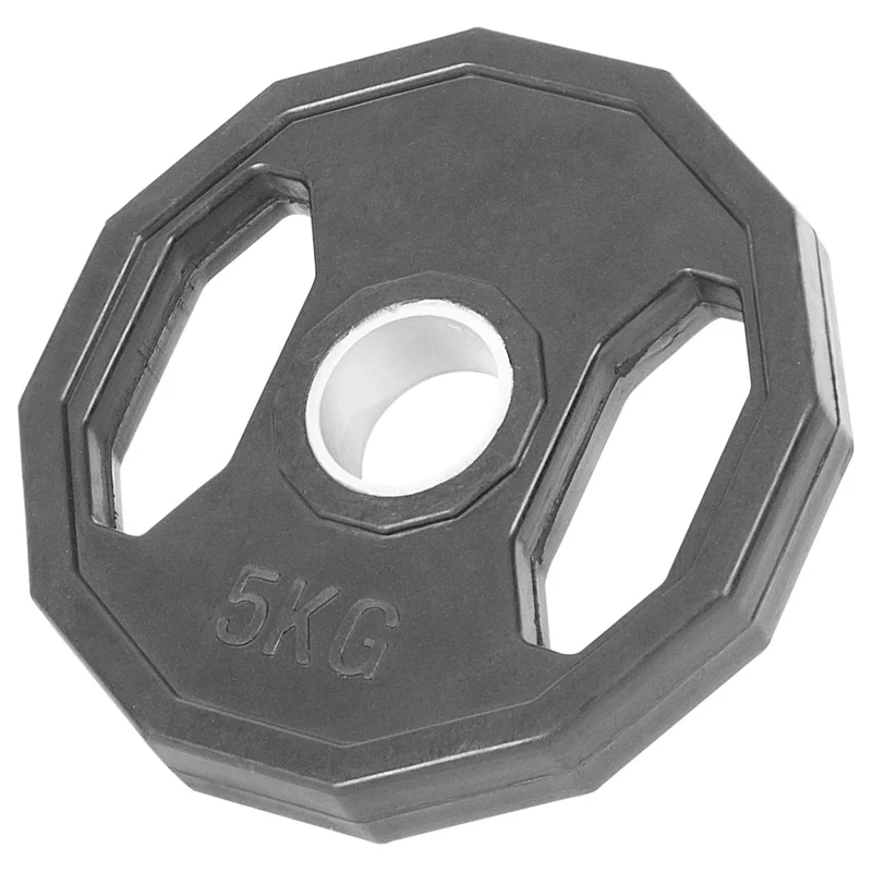 Hantelscheiben aus Vollgummi, 1,25-25 Kg, geräuscharm beim Absetzen