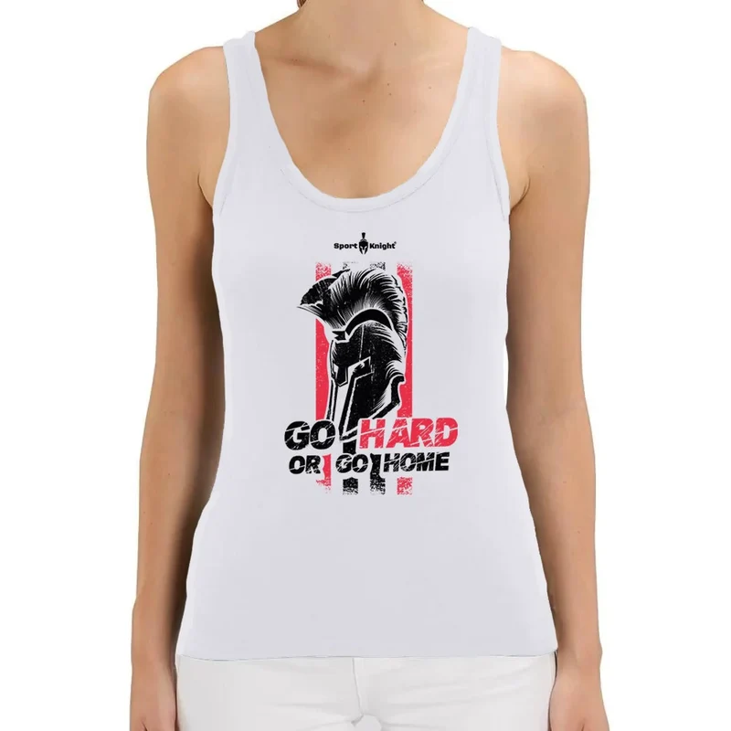 Sport-Knight® Damen Fitness Tanktop "Go Hard or Go Home"