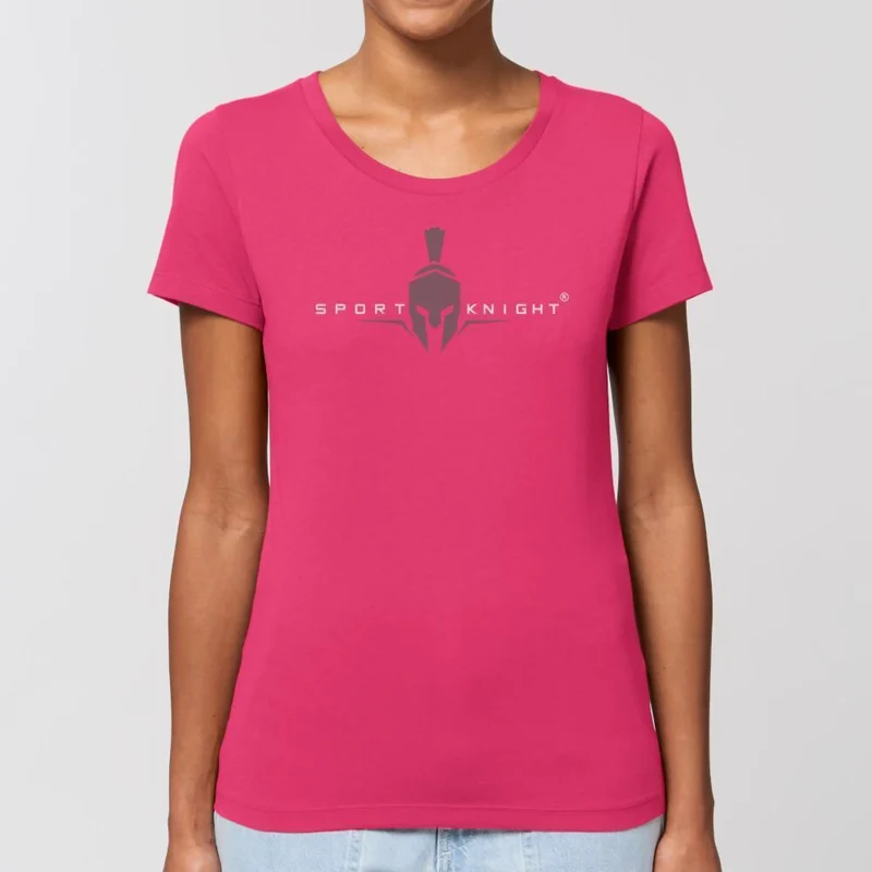 Sport-Knight® Damen Fitness T-Shirt "Sport Knight®" Organisch Premium