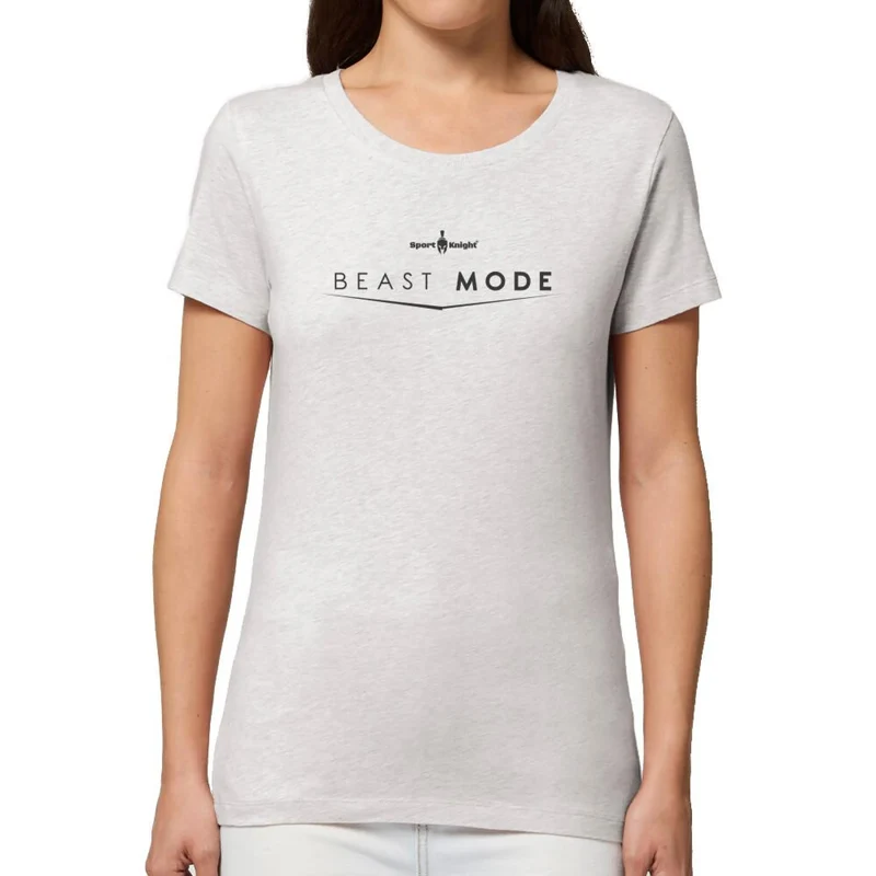 Sport-Knight® Damen Fitness T-Shirt "Beast Mode" Organisch Premium