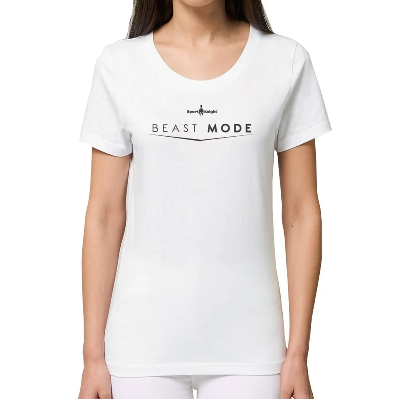 Sport-Knight® Damen Fitness T-Shirt "Beast Mode" Organisch Premium