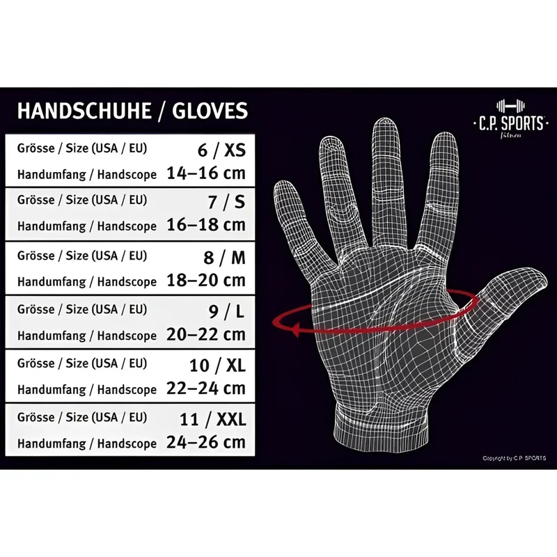 Fitnesshandschuhe Leder, Mit Bandage, atmungsaktiv, doppelt genäht, Grip-Protektoren für perfekten Halt