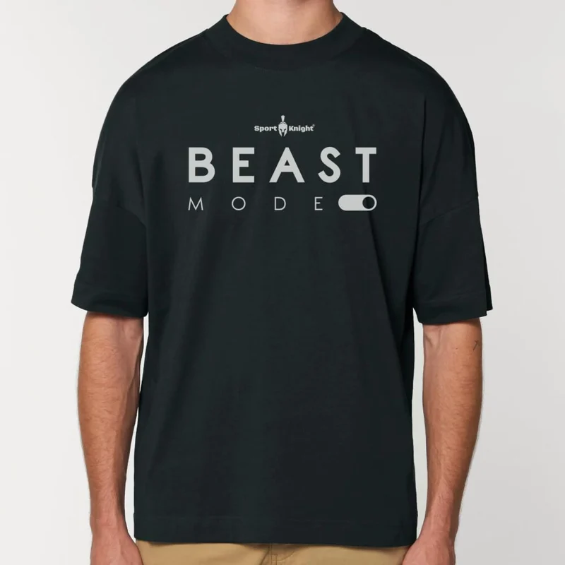 Sport-Knight® Herren Oversize T-Shirt "Beast Mode On"