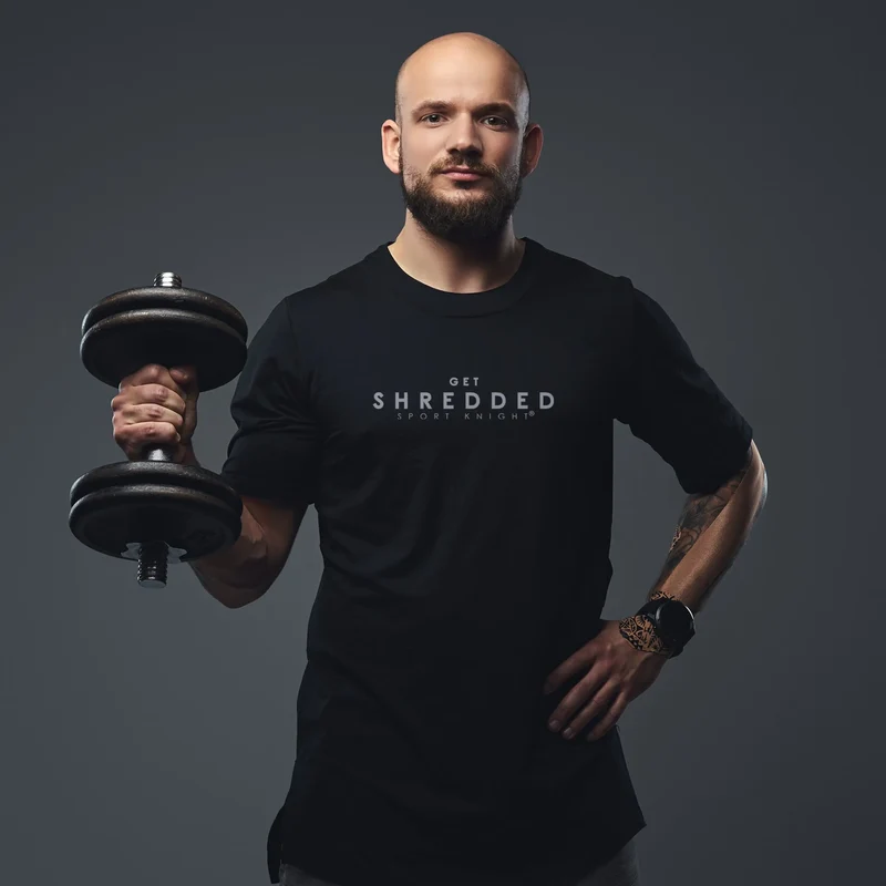 Sport-Knight® Herren Oversize T-Shirt "Get Shredded"