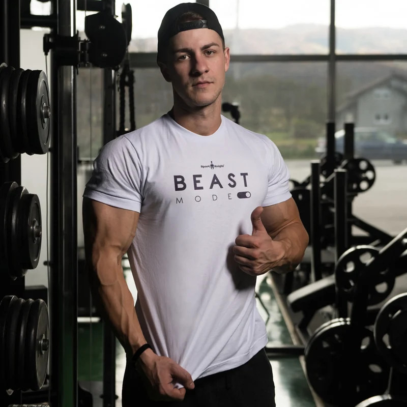 Sport-Knight® Herren Fitness T-Shirt "Beast Mode On"