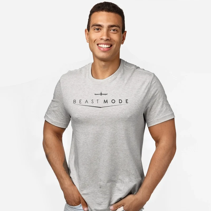 Sport-Knight® Herren Fitness T-Shirt "Beast Mode On"