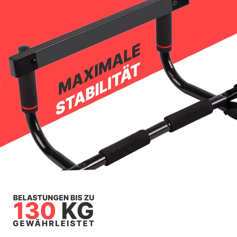 Klimmzugstange Einhängbar, klappbar und platzsparend, strapazierfähig und rutschfest, Belastung bis 100 Kg