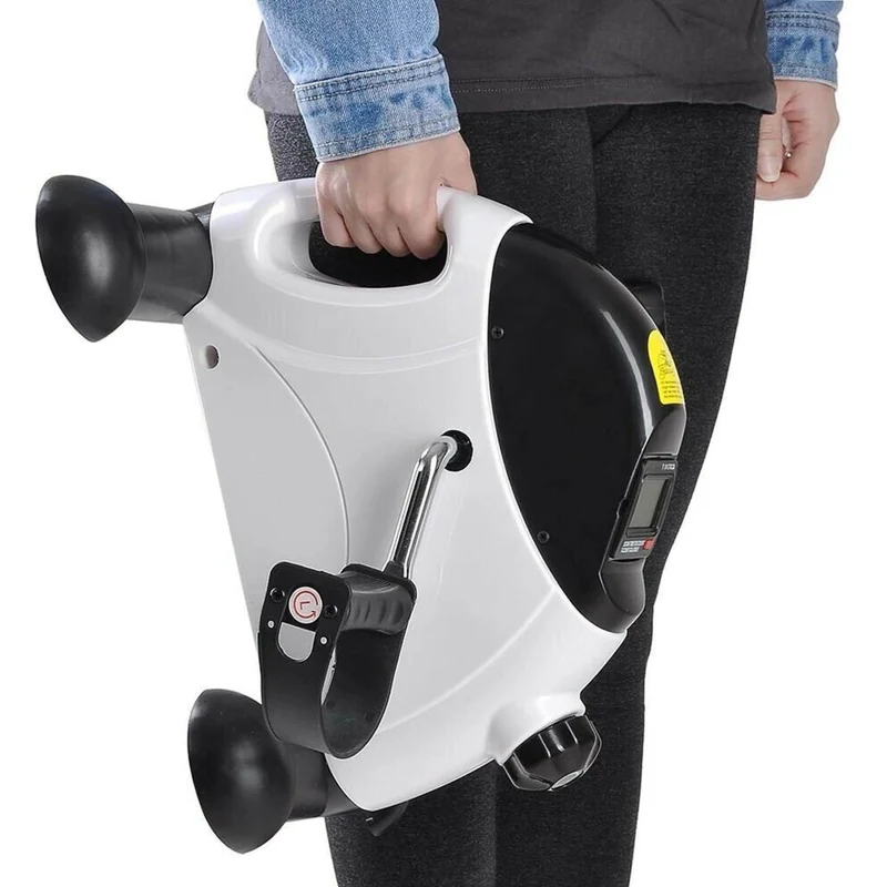 Mini Heimtrainer, mit LCD-Multifunktionsanzeige, Widerstand beliebig verstellbar, mit Anti-Rutsch-Gummis