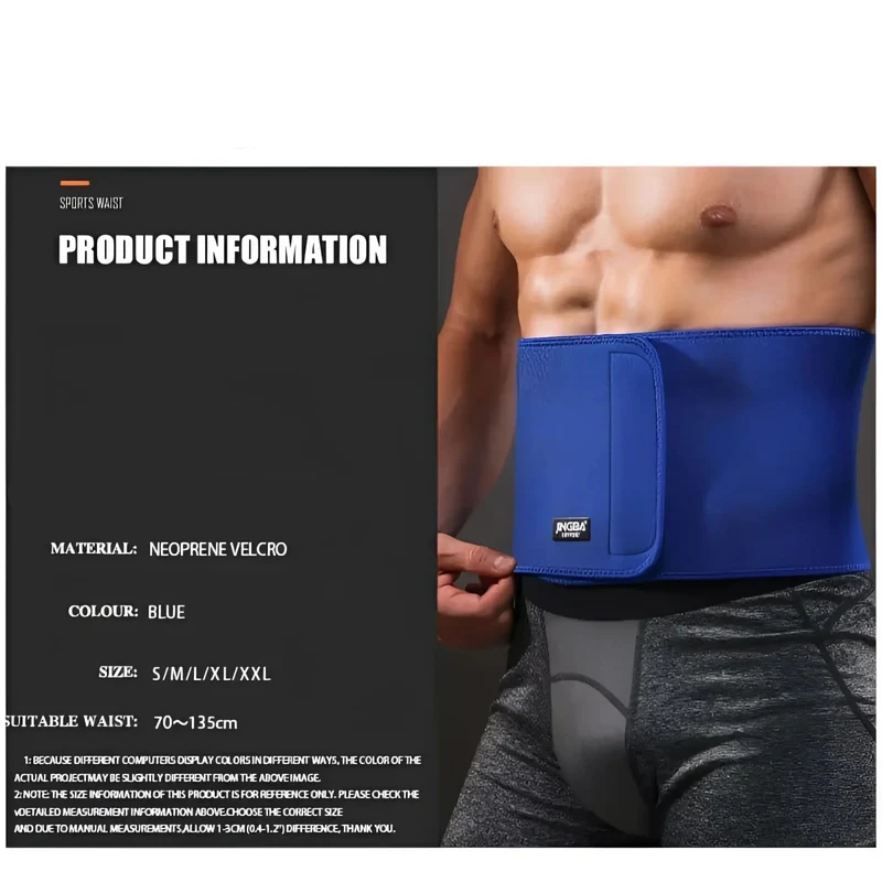 Fitness Gürtel - Unisex, Schwitzgürtel, Bauchweggürtel, Waist Trainer