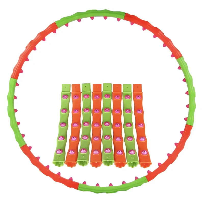 Hula Hoop Reifen Premium, Magnet-Massage-Noppen BIG Fitness