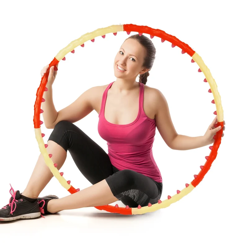 Hula Hoop Reifen Premium, Magnet-Massage-Noppen Fitness