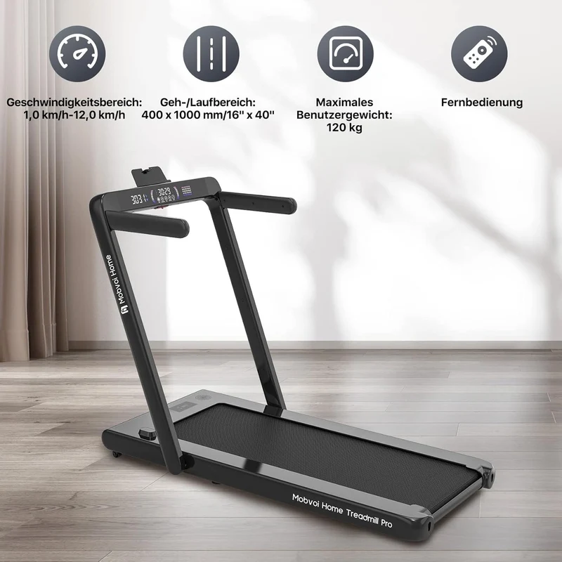 Mobvoi Home Laufband Ultra: 3‑in‑1 Gehen & Laufen für Zuhause